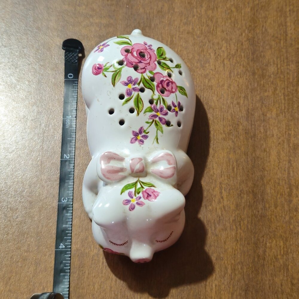 Avon 1978 Ceramic Pig Porcelain Hand Painted